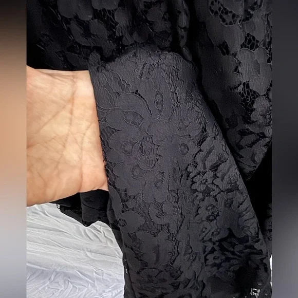 Joie Women's Fahfia B Sleeveless Lace DRESS S SMALL BLACK LACE - Picture 15 of 15